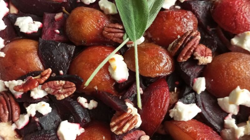 Feestelijke plaattaart van het Seizoen